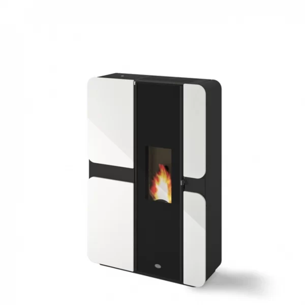 Soba pe peleti KENDRA SLIM ALB  7,5 Kw     MCZ - imagine 2