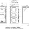 Termosoba  pe lemne PRITY  FGW20   , 26 Kw - imagine 3